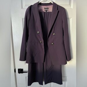 RW&CO • Suiting stretch lining blazer & wide leg matching pantsuit signature fit